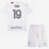 Camisola + Calções AC Milan Theo 19 Criança Equipamento 2ª 23/24